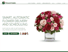 Tablet Screenshot of flowermatic.com